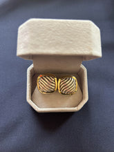 Load image into Gallery viewer, David Yurman 18K Gold and Silver Earrings