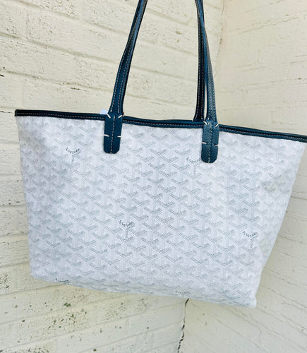 Goyard White/ Grey St. Louis Bag