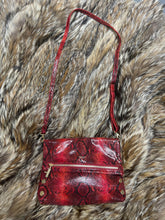 Load image into Gallery viewer, Hammitt Red Leather Snake Bag