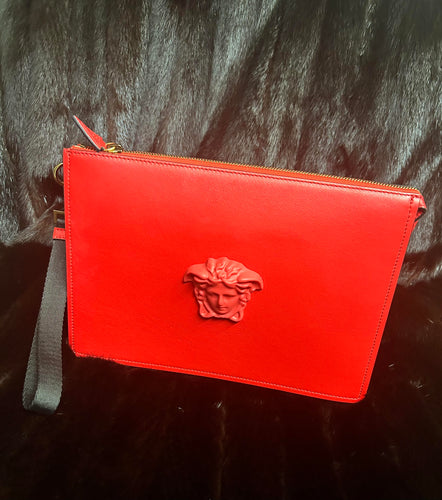 Red Versace Clutch